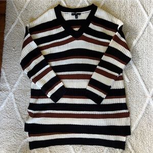 Derek Heart Brown and Black Sweater 2X Plus